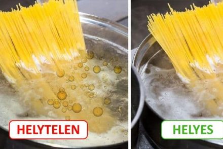 10 főzési hiba, amit gyakran elkövetünk, anélkül hogy észrevennénk