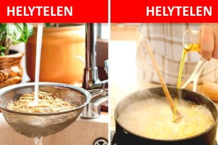 10 főzési hiba, ami tönkreteheti a vacsorád