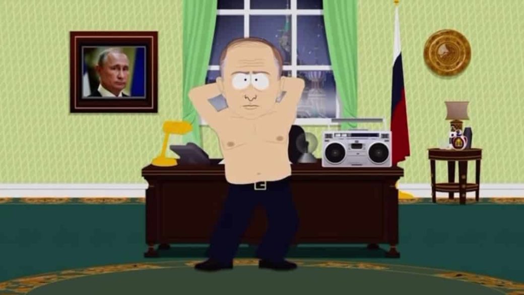 Vlagyimir Putyin South Park paródia Comedy Central