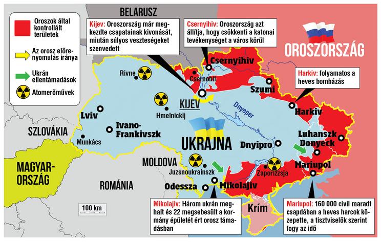 Orosz Ukran Haboru Frontvonalak Csapatok Mozgasa 1
