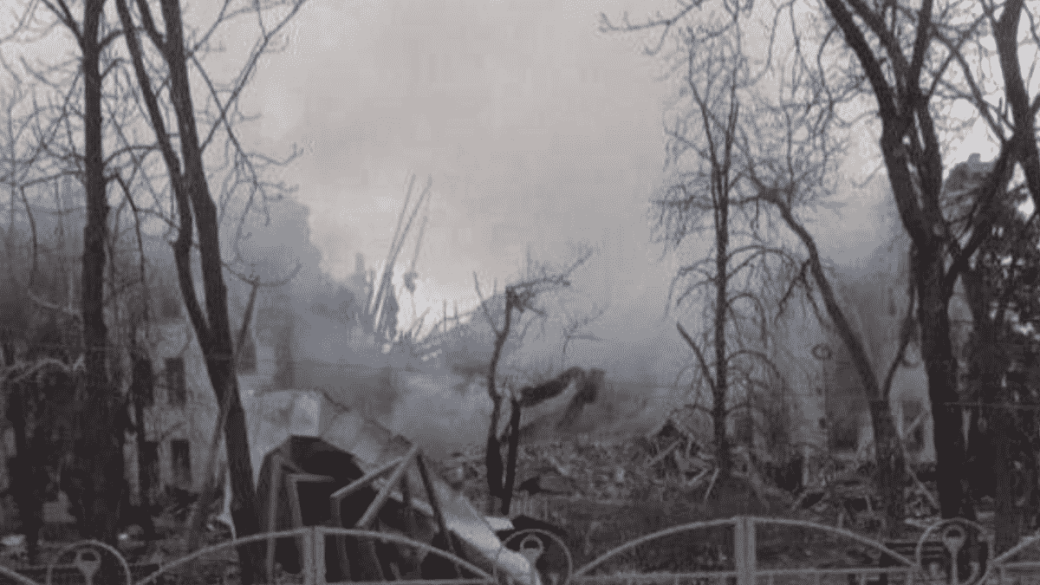 orosz ukran haboru mariupol szinhaz bombazas gyerekek