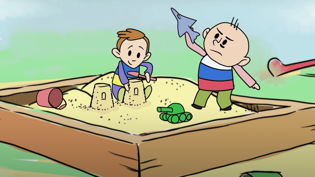 orosz-ukrán háború mese animációs film a jó mindig győz