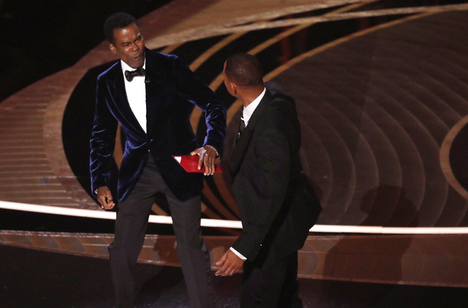 Will Smith Pofon Chris Rock Oscar Díj 2022