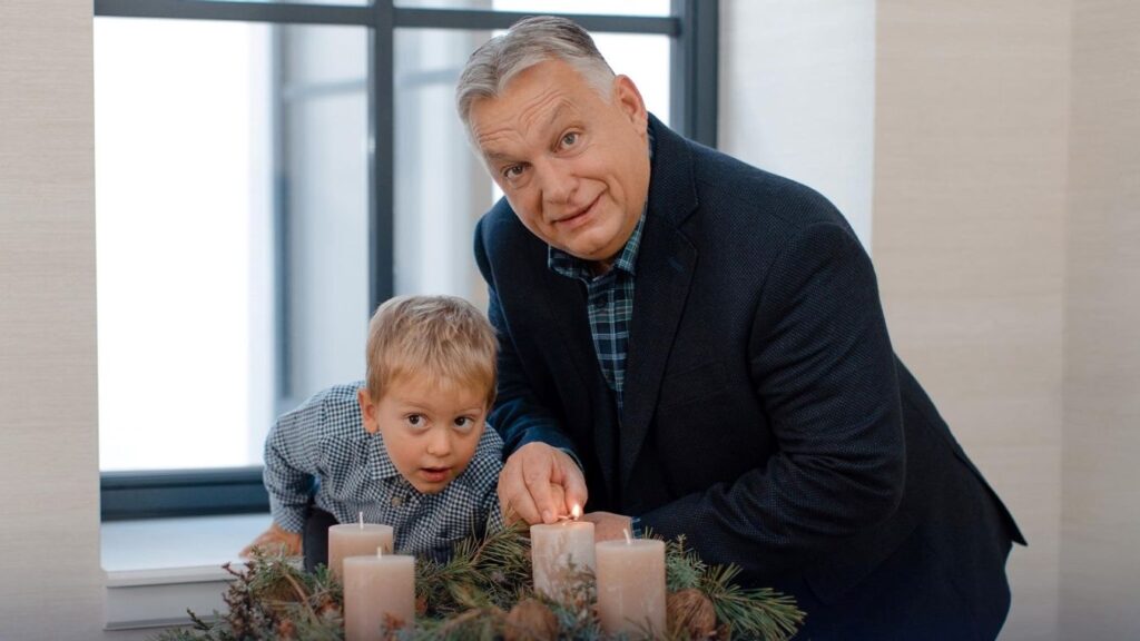 Orban Viktor Karacsony 2025 Bejgli