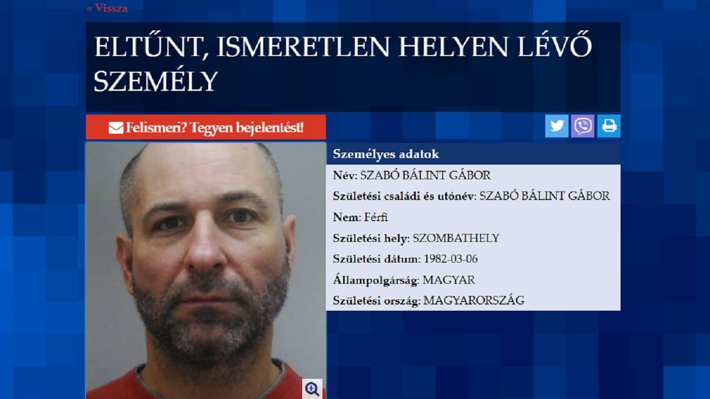 eltunt szabo balint szegedi kepviselo utolso foto