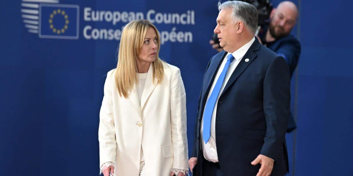 george meloni viktor orban ukrajna