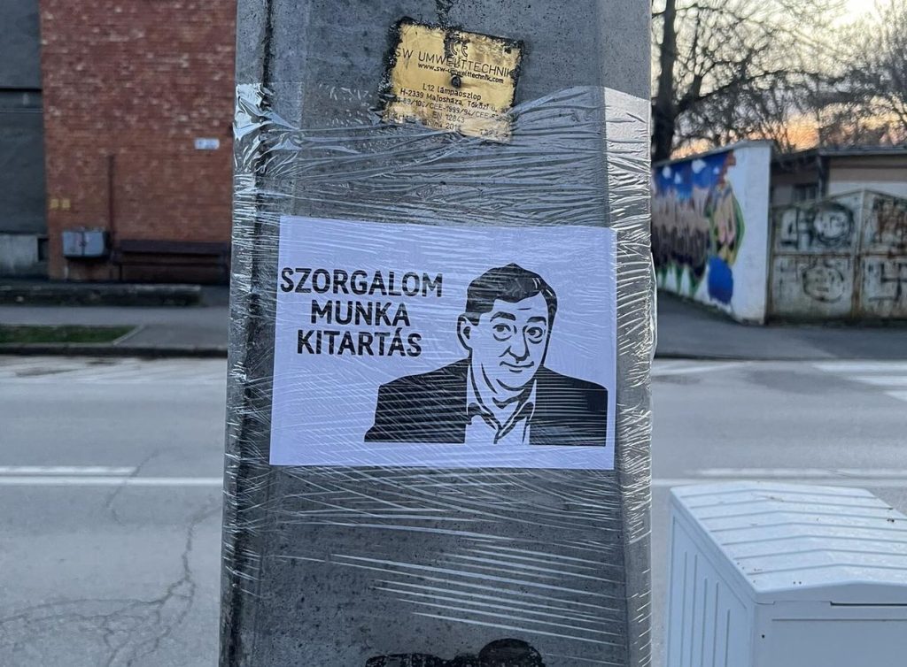 Meszaros Lorinc Plakat Zahony