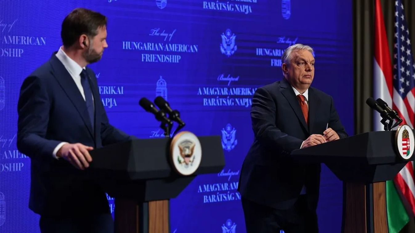 Orban Viktor Kezmodulat Valasztasok Biztossaga Jd Vance Sajtotajekoztato Amerika