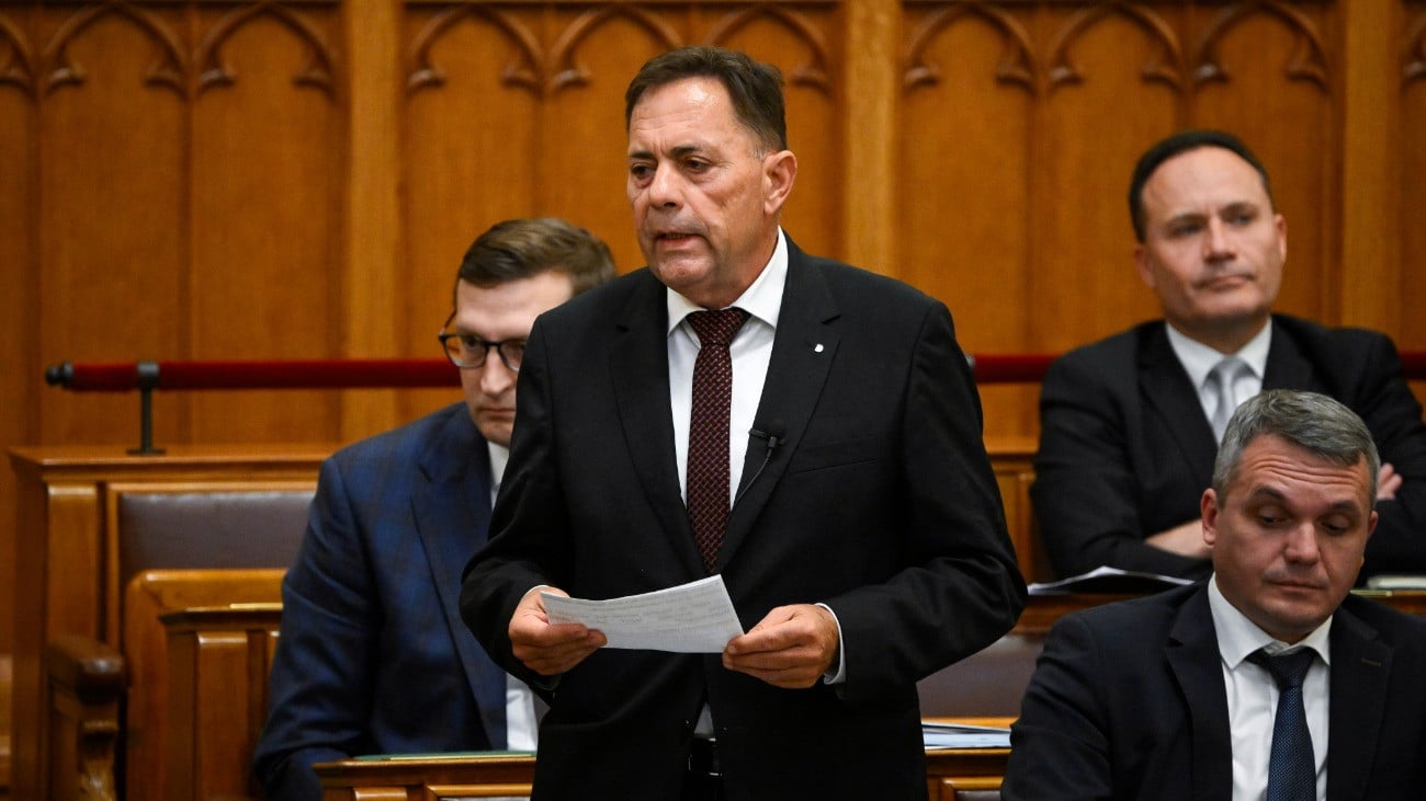 Orbán Viktor amerikai útjáról nyilatkozó Pócs János a Parlamentben