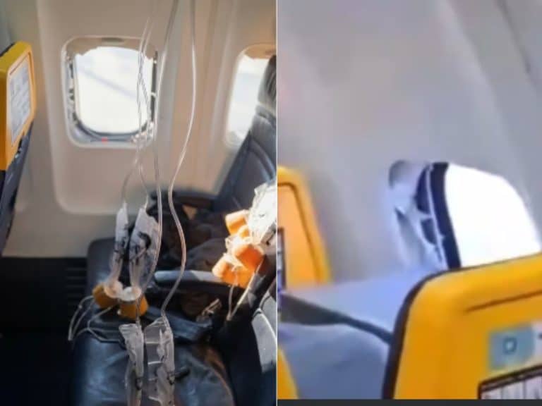 Ryanair-Incidens Után Megsérült Repülőgép Betört Ablaka