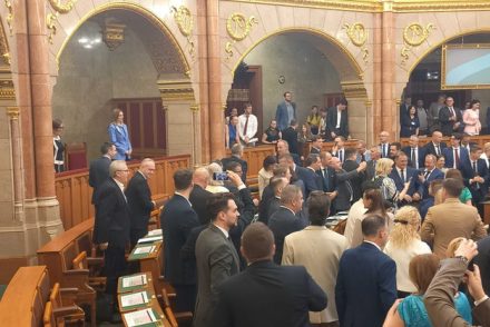 Forsthoffer Ágnes tapsot kapott első parlamenti megjelenésekor: Így jelent meg először köztársasági elnökként