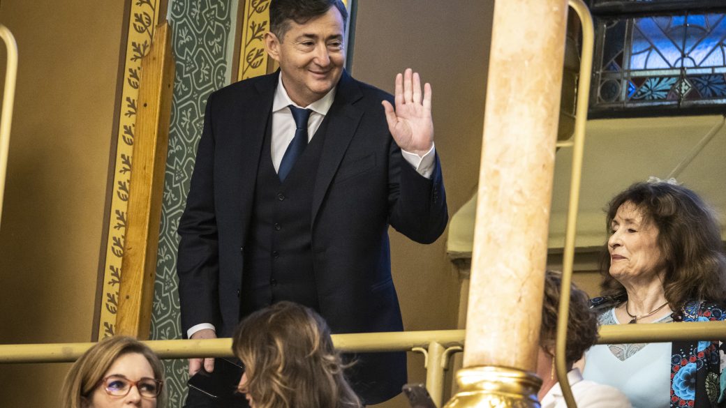 Mészáros Lőrinc a parlamentben