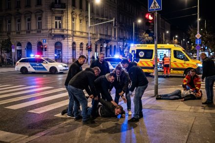 Ájultra vert egy békés gyalogost a Szent István körúton: így állították meg az elkövetőt a járókelők