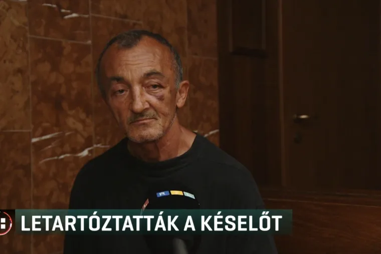 Dohánybolti kamera rögzítette a debreceni késelést: pulóverével próbálta megmenteni a szíven szúrt fiút a biztonsági őr
