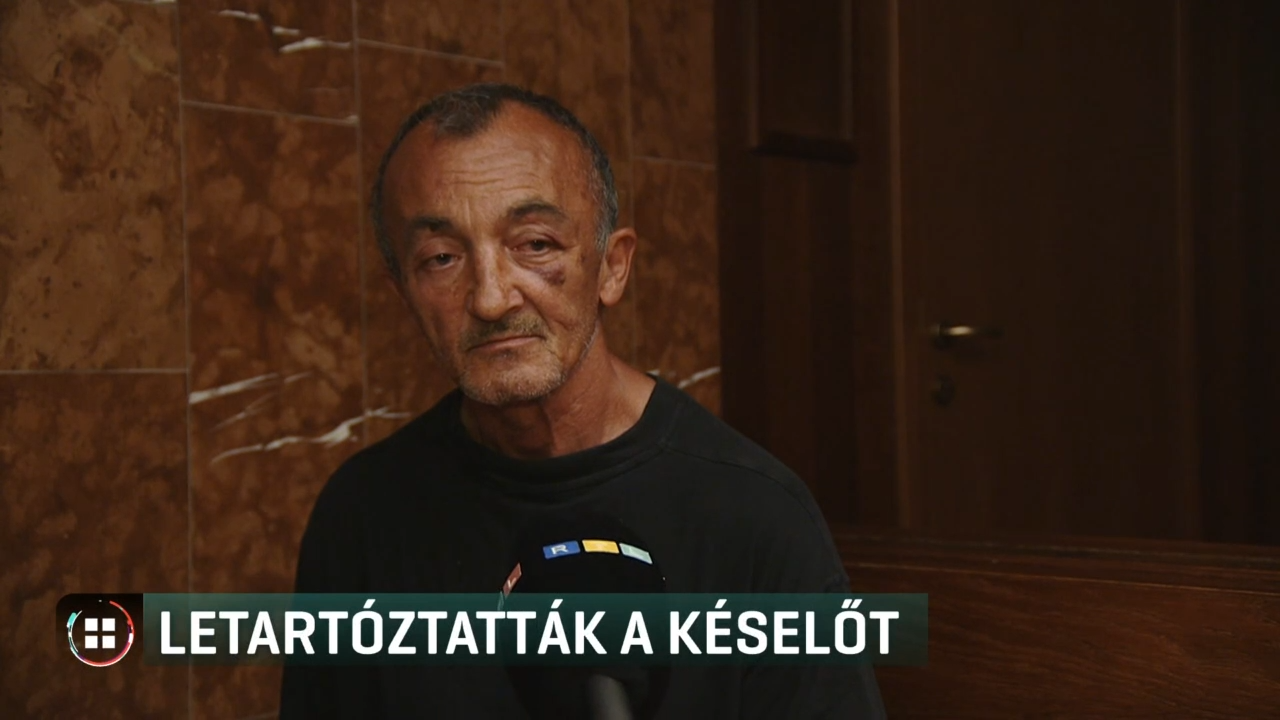 Dohánybolti kamera rögzítette a debreceni késelést: pulóverével próbálta megmenteni a szíven szúrt fiút a biztonsági őr