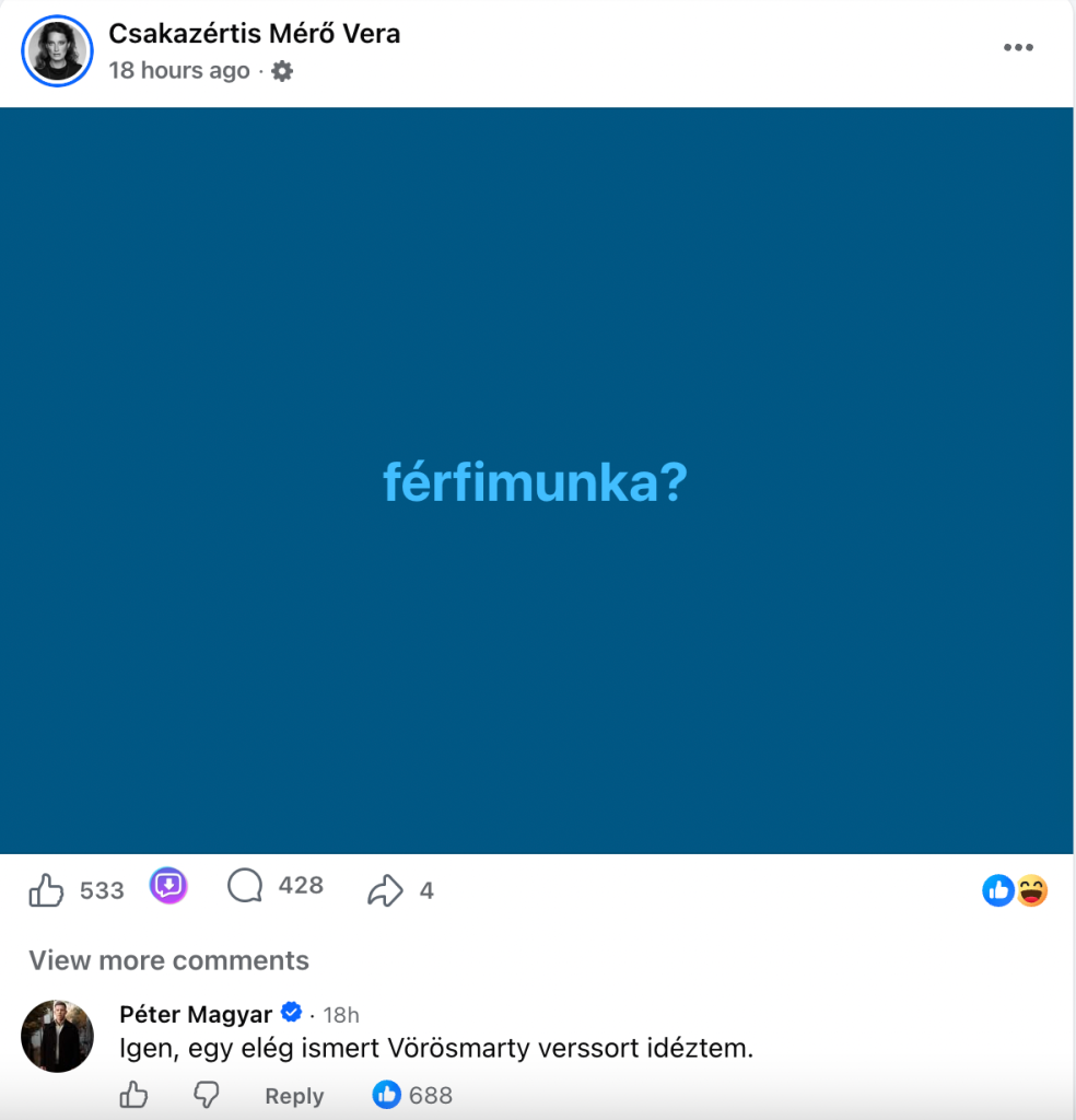 magyar peter ferfimunka