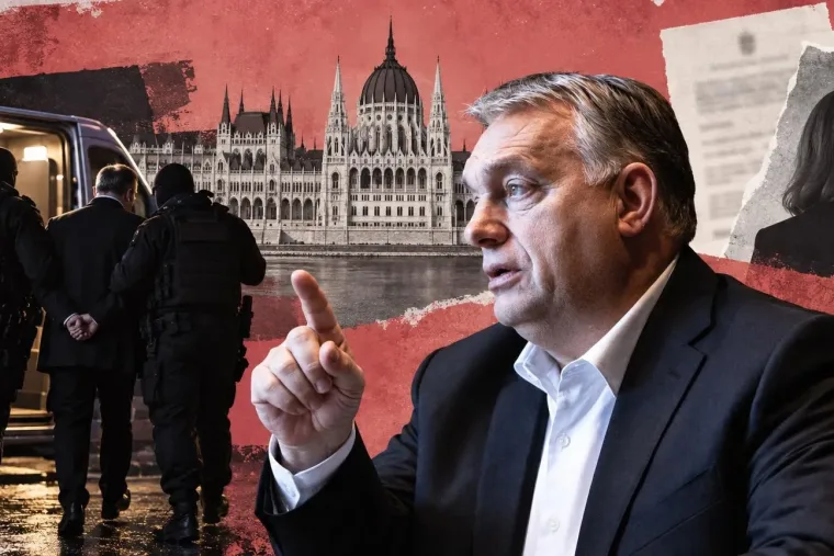 „Újkommunista tempó” – Orbán Viktor éles üzenettel reagált Hankó Balázs éjszakai őrizetbe vételére