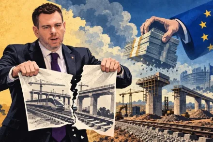 Déli Körvasút: a kormány felbontja a szerződést a V-Híddal, miután Brüsszel jelezte a források elvonását