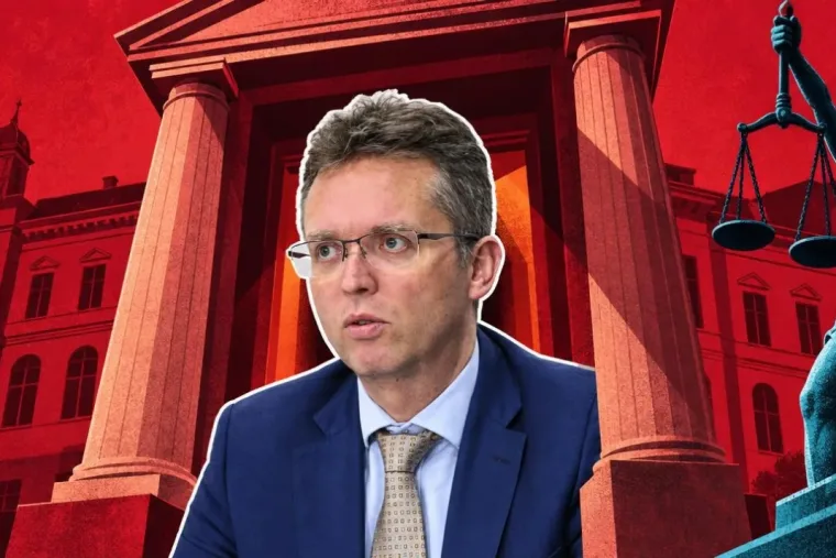 Vezetőszáron kísérték a bíró elé Varga-Bajusz Veronikát: elrendelték Hankó Balázs volt államtitkárának letartóztatását
