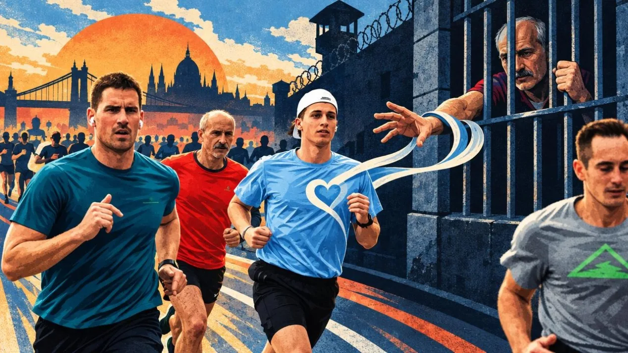 Futók egy fogda közelében – Hankó Levente maratoni kiállása letartóztatott édesapja mellett