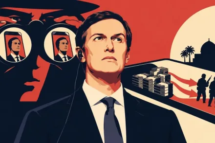 Jared Kushner képernyőjét élőben nézték a kémek, miközben rejtett arab alapokból zsoldosokat pénzelt