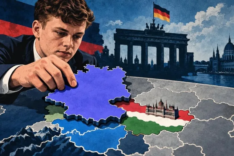 Sopront is bekebelezte volna a térképén: azonnal lemondott az AfD ifjúsági elnökségi tagja, Luca Maurice Strauf