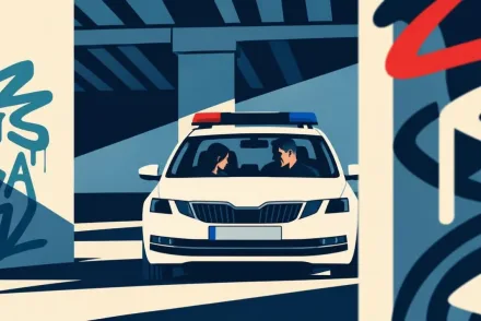 Két alak egy rendőrautóban – egy rendőr csókot kért egy 17 éves lánytól – Magyar Helsinki Bizottság