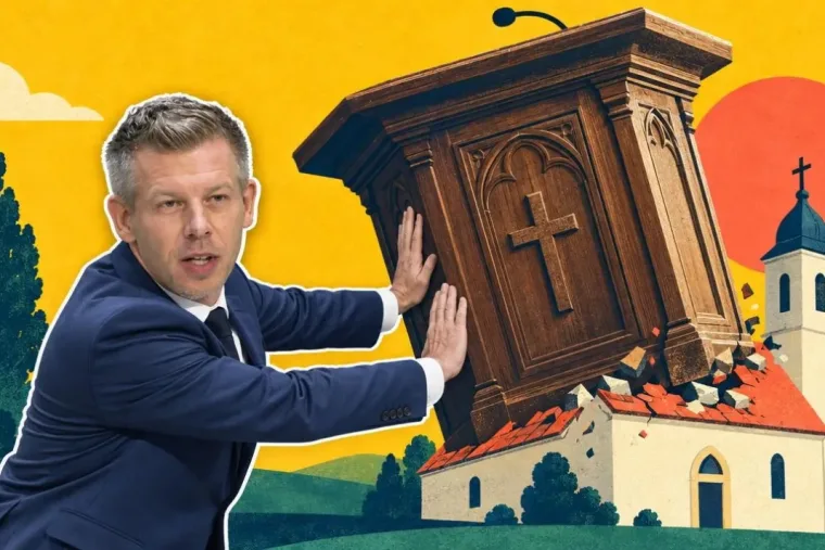 Magyar Péter bocsánatkérést követel a plébánostól, aki a szószékről támadta a tiszás szavazókat