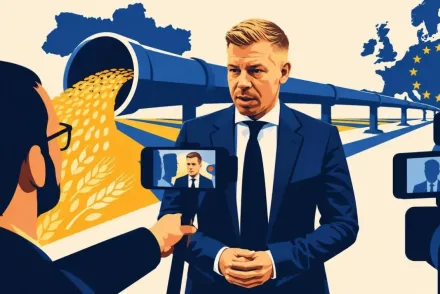 Riporteri interjú a gabonatranzitról – Magyar Péter feltétellel támogatná az ukrán mezőgazdasági tranzitot