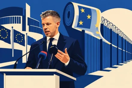 Magyar Péter Brüsszelben tárgyal: a milliárdos források után a határkerítés elszámolását követeli