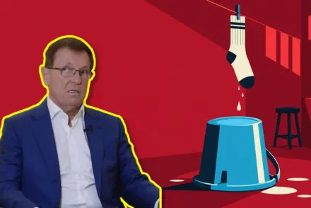 Matolcsy György egy börtönjelenetben – nem árulja el, hol van Matolcsy Ádám