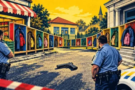 Fegyverrel fenyegette a távozó családokat a mérai óvoda előtt egy férfi