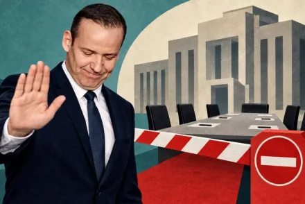 Politikus alakja lezárt tárgyaló előtt – a Mi Hazánk bojkottálja az NVVH vezetőinek kiválasztását