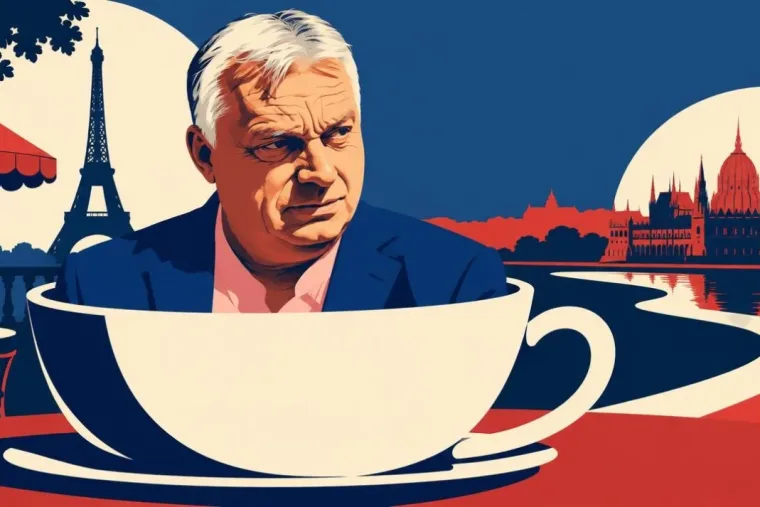 „Majd Pesten nyilatkozok erről” – Orbán Viktor az utcai kérdések után tisztázta párizsi útját