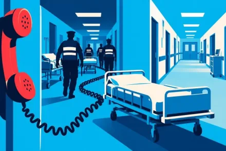Telefonkagyló és kórházi folyosó – bombafenyegetés miatt kiürítették a salgótarjáni kórházat