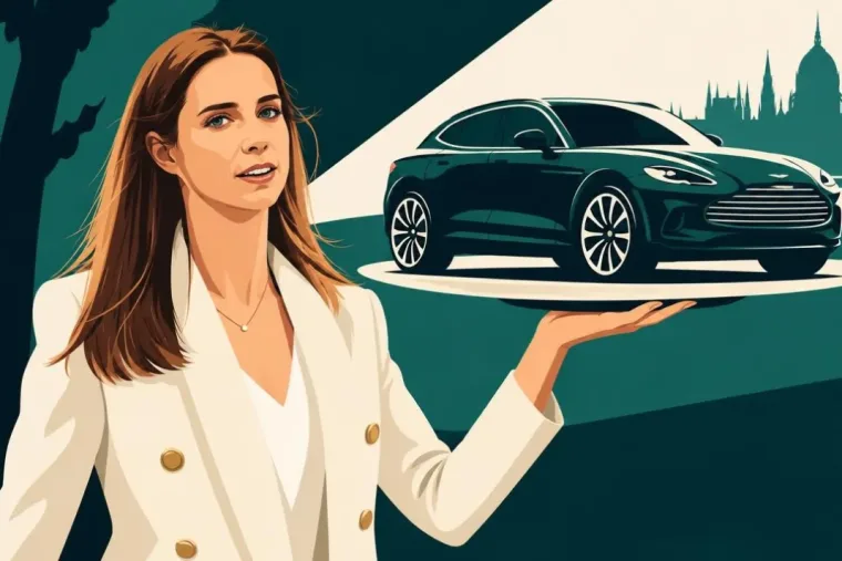 Sarka Kata és Rogán-Szendrei Cecília cége piacra dobta a lízingelt Aston Martint: 821 kilométer után válnak meg a ritka terepjárótól
