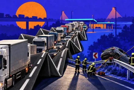 Halálos tömegbaleset bénította meg az M0-st Szigetszentmiklósnál: szalagkorlátra fennakadt roncsból vágták ki az utast
